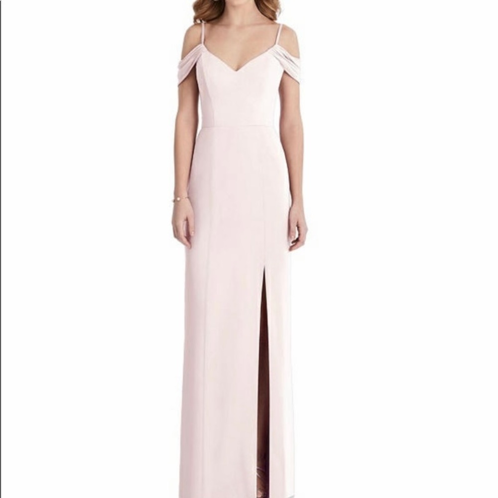 After Six Bridesmaid Dress | Lux Chiffon in Blush